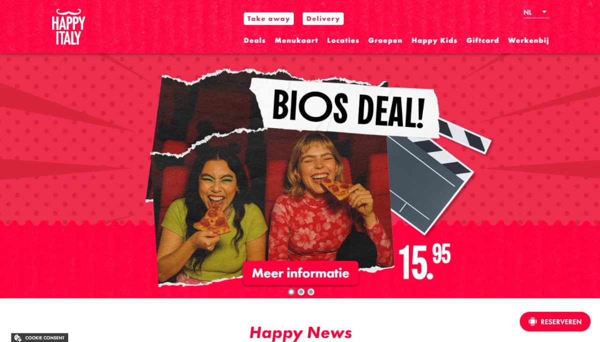 Best Restaurant Websites_Happy Italy