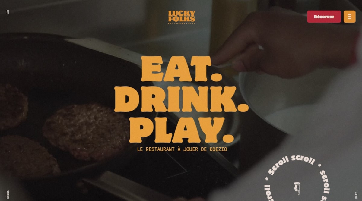 Best Restaurant Websites_Lucky Folks