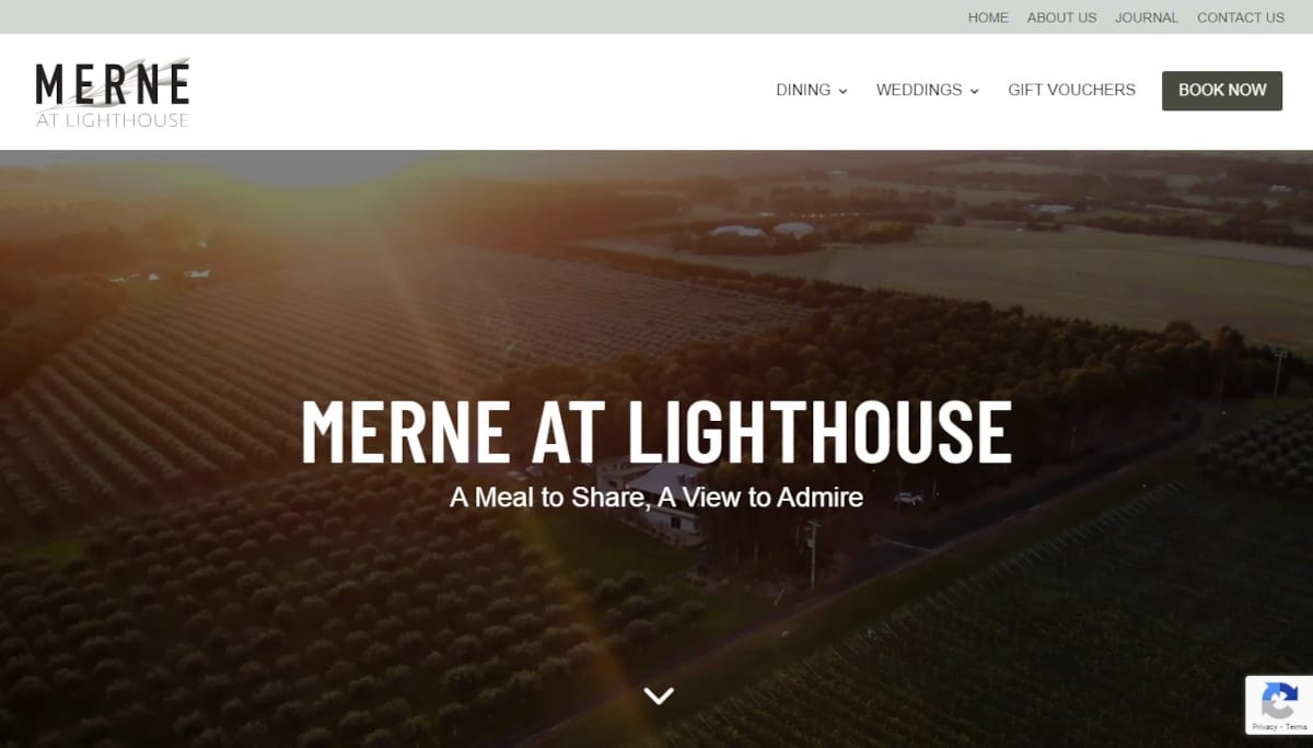 Best Restaurant Websites_Merne At Lighthouse