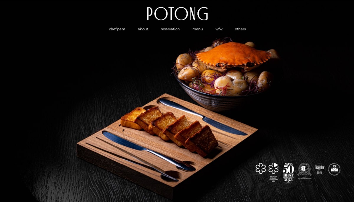 Best Restaurant Websites_Restaurant POTONG
