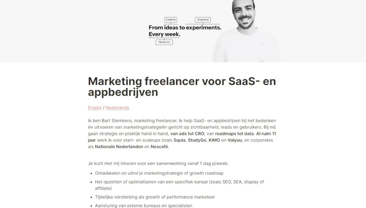 Best White Web Design_Bart Stemkens