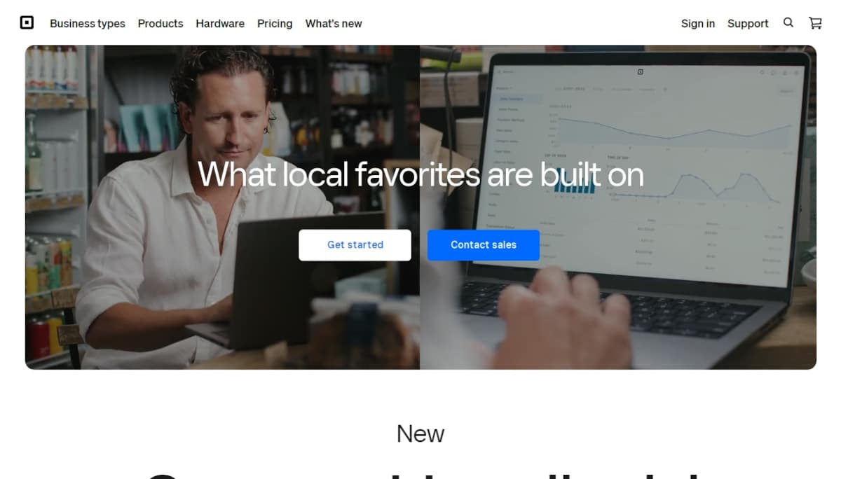 Best White Web Design_Square Financial Services