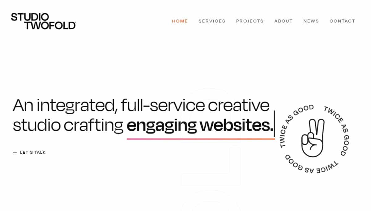 Best White Web Design_Studio Twofold