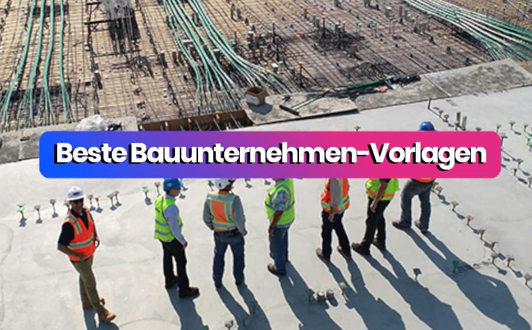 Beste Bauunternehmen-Vorlagen 2025 | 20 Beispiel