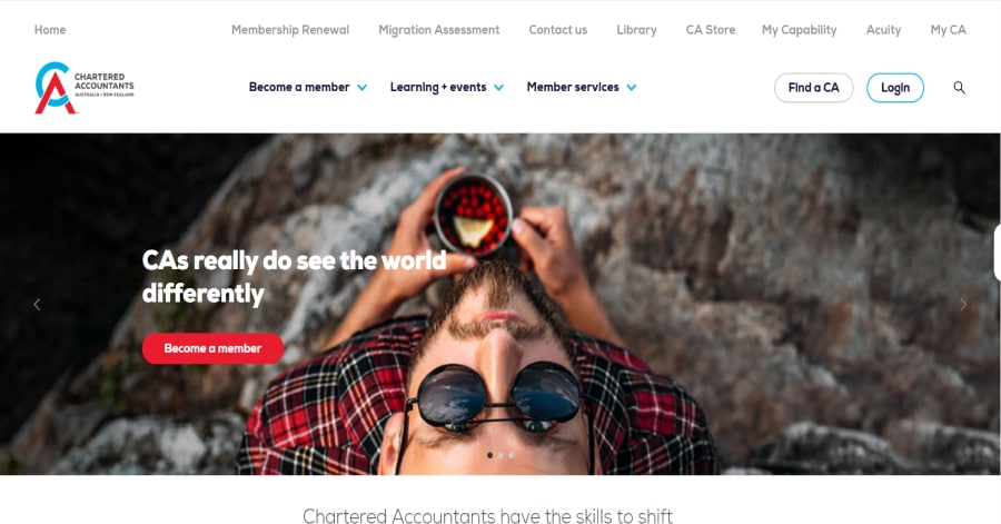 james v cutrara - accountant website examples