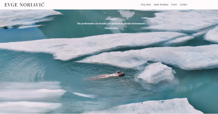 Evge Noriavic - Model Website Example