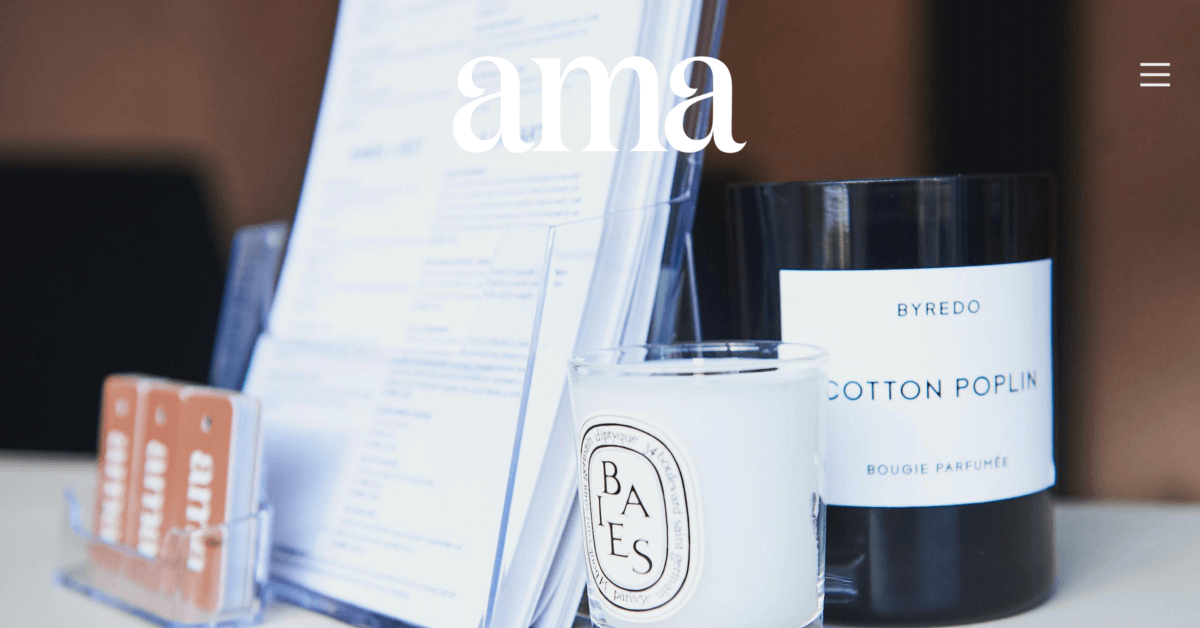 ama - nail salon website examples