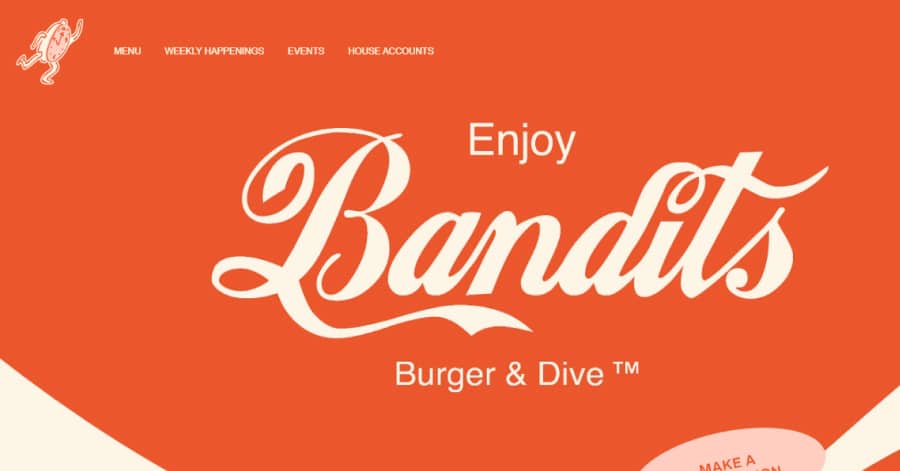 Bandits - Squarespace Restaurant Websites
