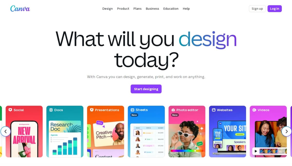 Best App Landing Pages_Canva
