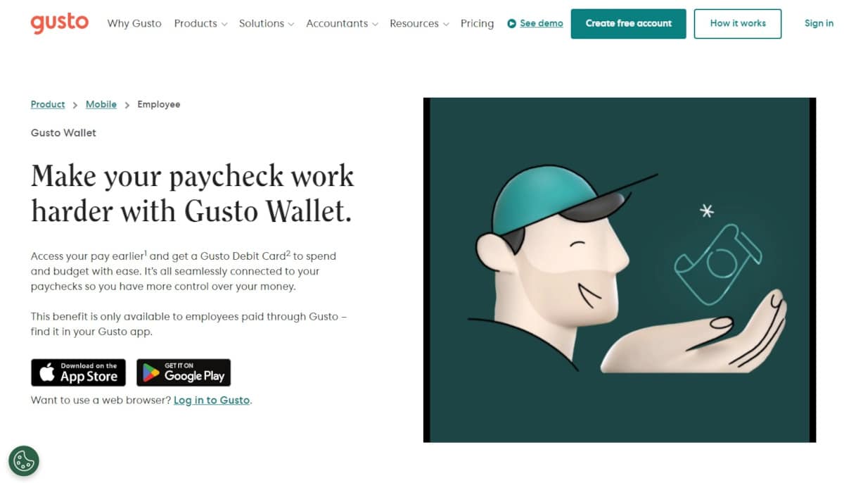 Best App Landing Pages_Gusto