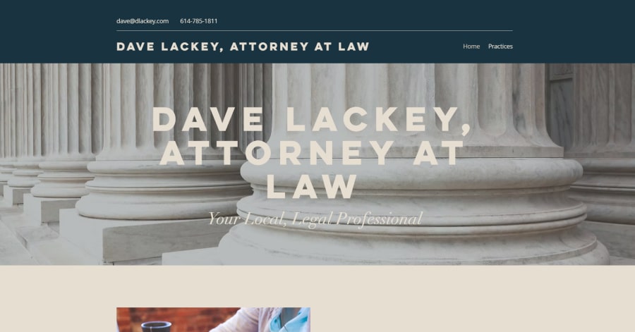 Dave Lackey - Wix Law Firm Websites