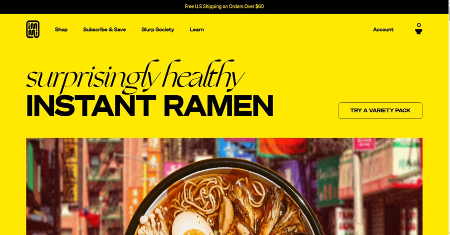 Barney - Yellow Website Examples