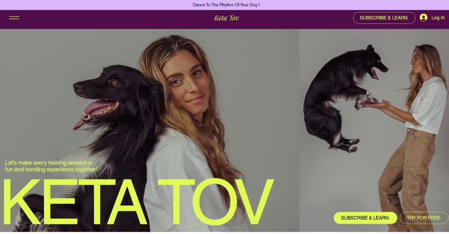 Keta Tov - Wix Dynamic Websites