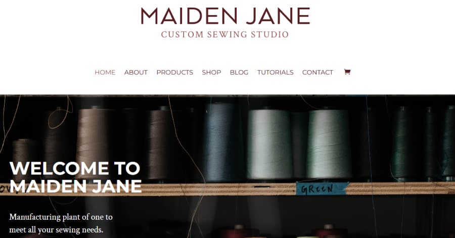 Maiden Jane - Divi Business Websites
