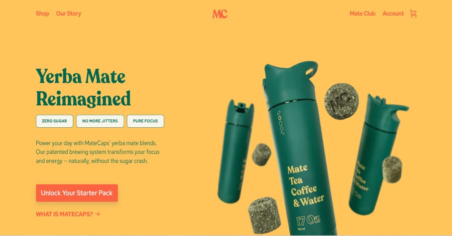 Gucci Burst - Yellow Website Examples