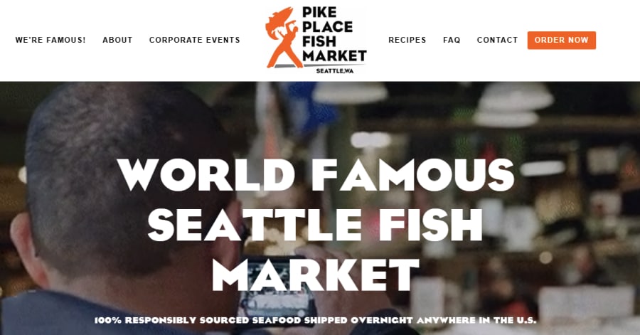 Pike Place Fish Market - Squarespace Business Websites