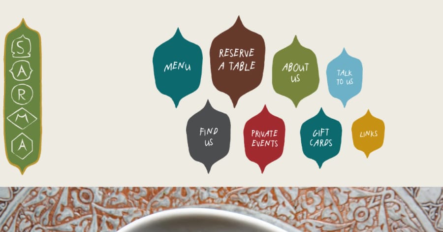 Sarma - Squarespace Restaurant Websites