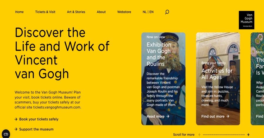 Georgia O' Keeffe - Museum Website Example