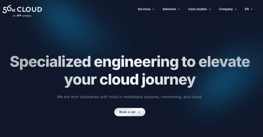 56K Cloud - Isometric Website Examples