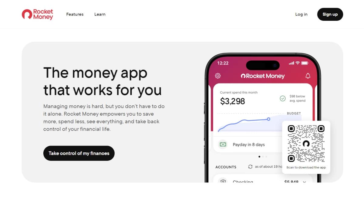 Best Fintech Startup Websites_Rocket Money