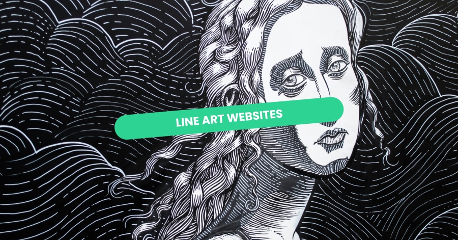 Best Line Art Websites of 2025 | 11 Inspiring Examples