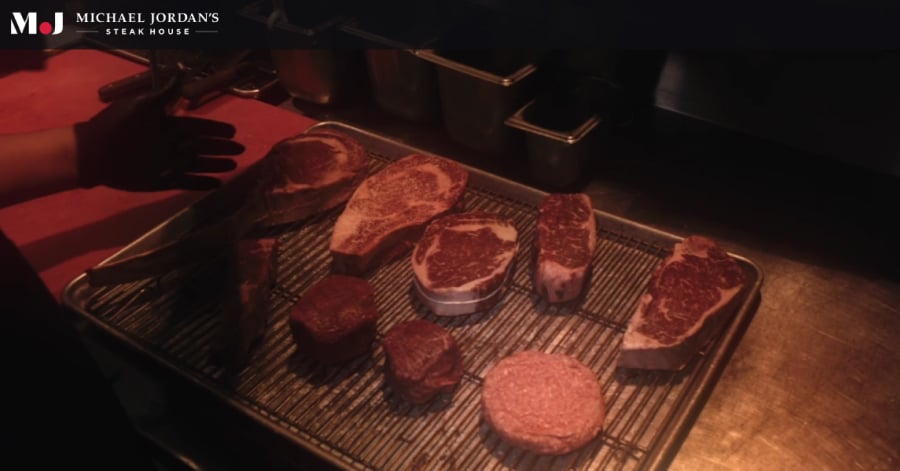 Michael Jordan's Steakhouse - Steakhouse Website Examples