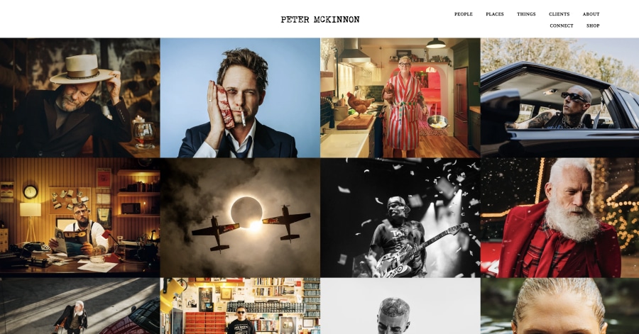 Peter McKinnon - Squarespace Photography Websites