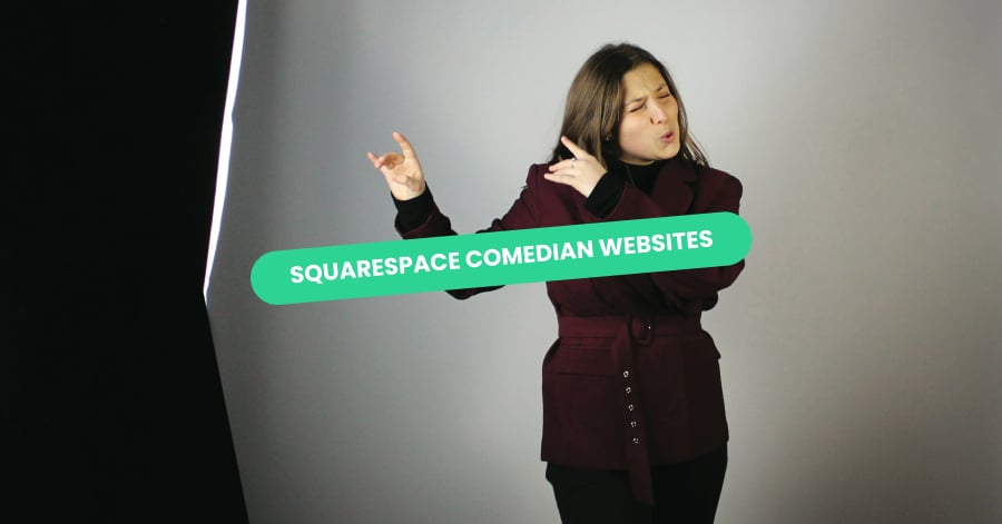 Best Squarespace Comedian Websites of 2026 | 10 Examples