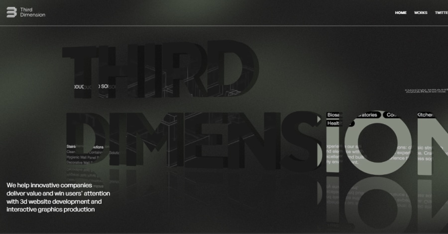 Third Dimension - Isometric Website Examples