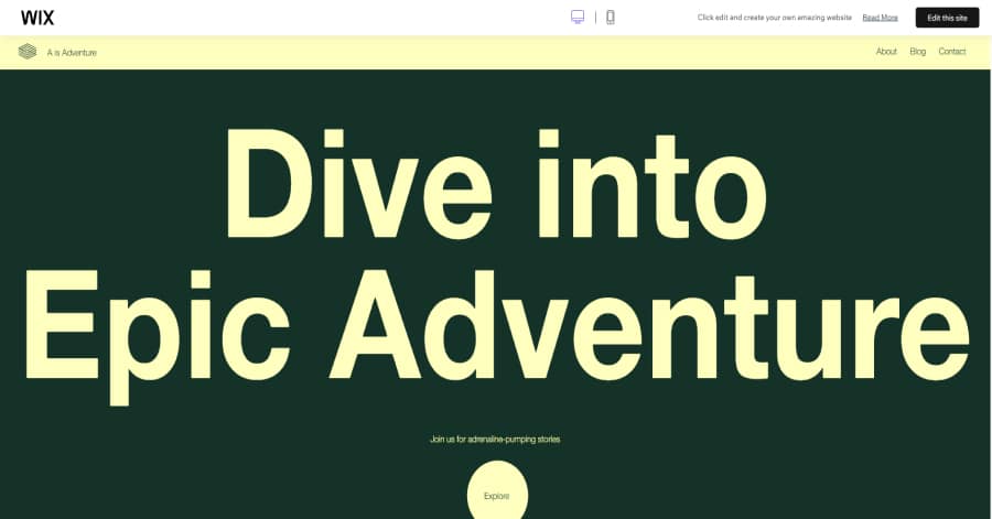 A is for Adventure - Adventure Website Templates Russo - Video Website Template
