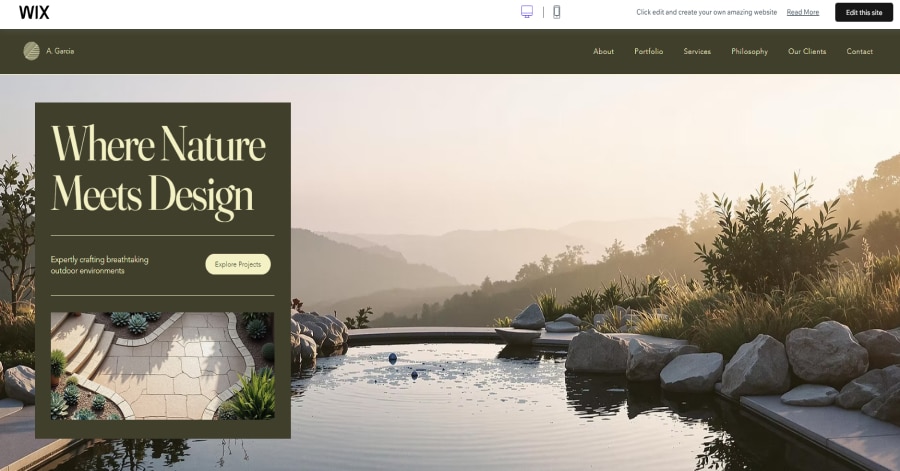 A. Garcia - Landscaping Website Templates Russo - Video Website Template