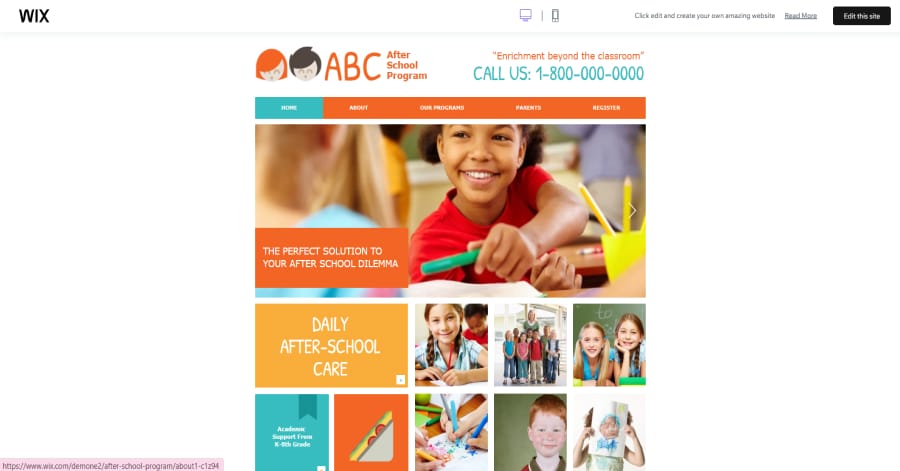 ABC - Orange Website Templates Sophia Template - Green Website Templates