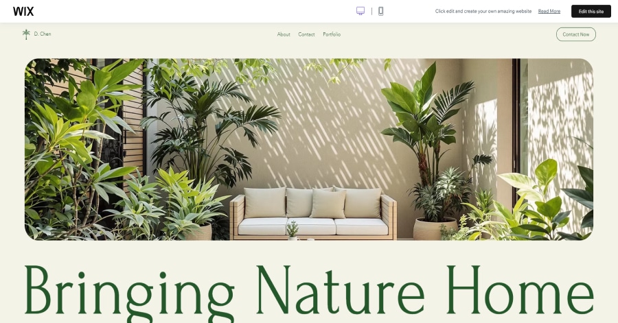 D. Chen - Landscaping Website Templates Russo - Video Website Template