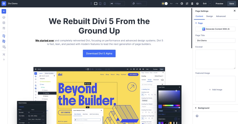 Divi 5 Demo