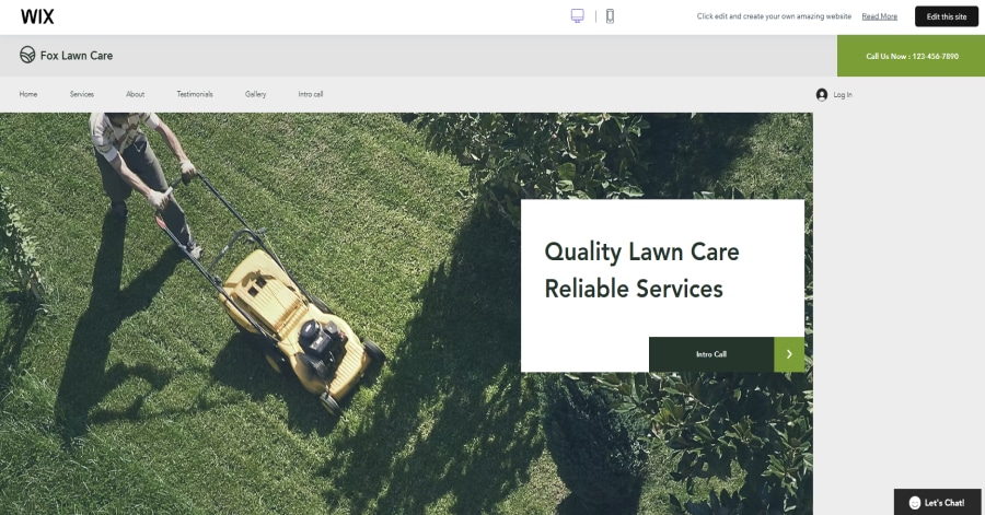 Fox Lawn - Landscaping Website Templates Russo - Video Website Template