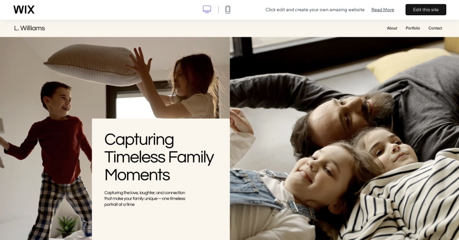 L. Williams - Family Website Templates L. Williams - Family Website Templates
