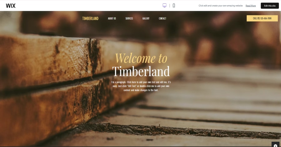 Timberland - Landscaping Website Templates Russo - Video Website Template