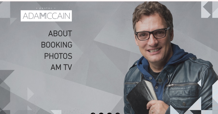 Adam Mccain - Wix Landing Page Adam Mccain Wix Website Example