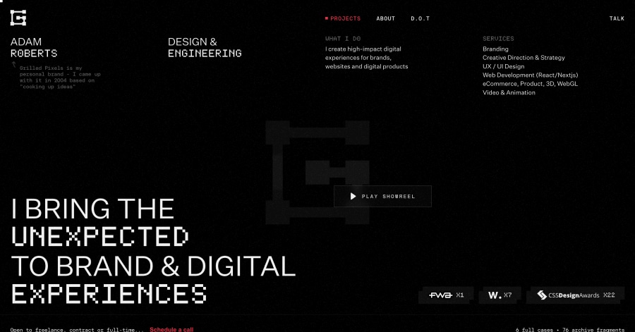 Adam Roberts - GatsbyJS Website Example