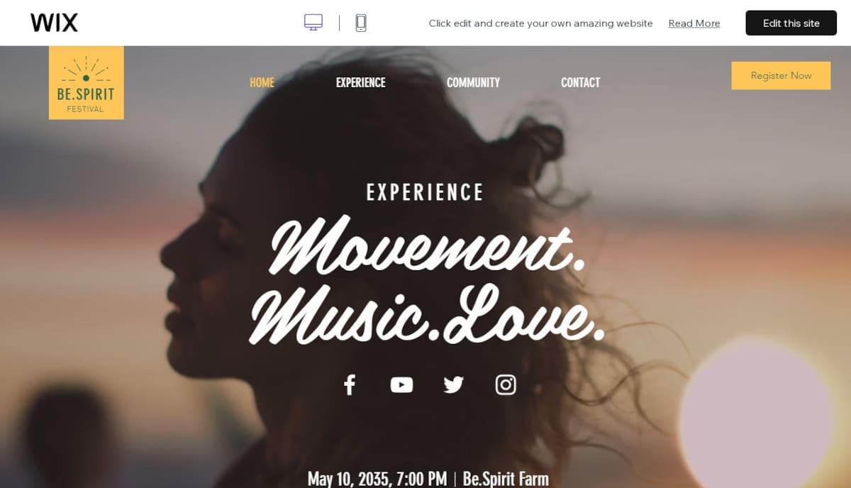 Best Event Templates_Be Spirit Festival Best Event Templates_Be Spirit Festival