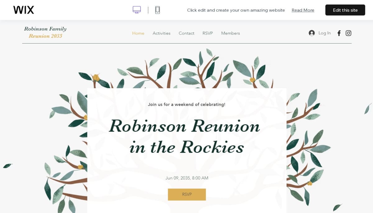 Best Event Templates_Robinson Family Reunion Best Event Templates_Robinson Family Reunion