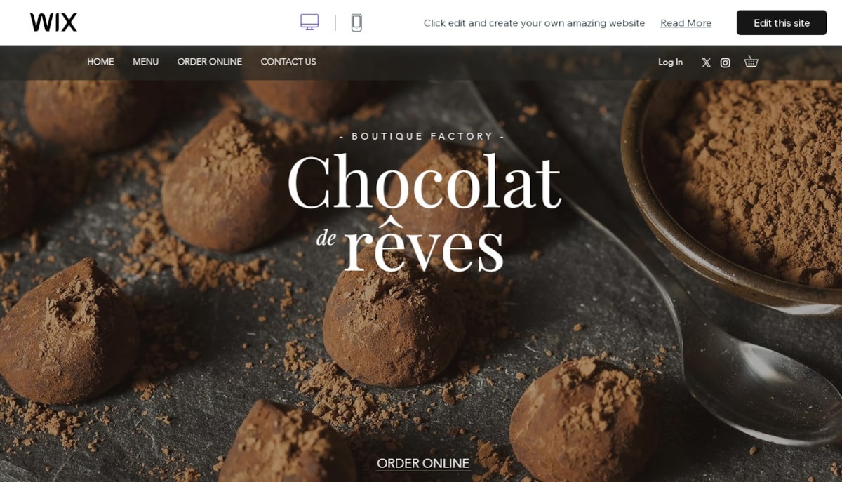 Best Food Templates_Chocolate De Rêves Best Food Templates_Chocolate De Rêves