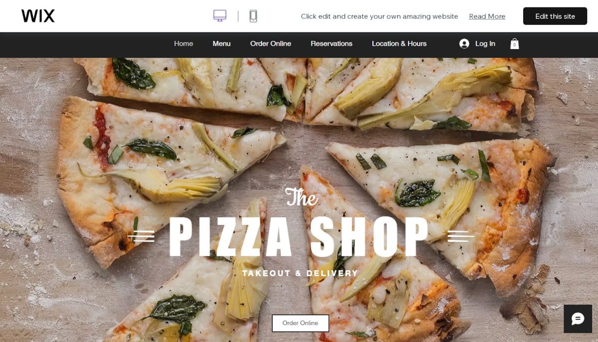 Best Food Templates_The Pizza Shop Best Food Templates_The Pizza Shop