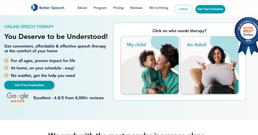 Better Speech - Wix Landing Page Better Speech - Wix Website Example