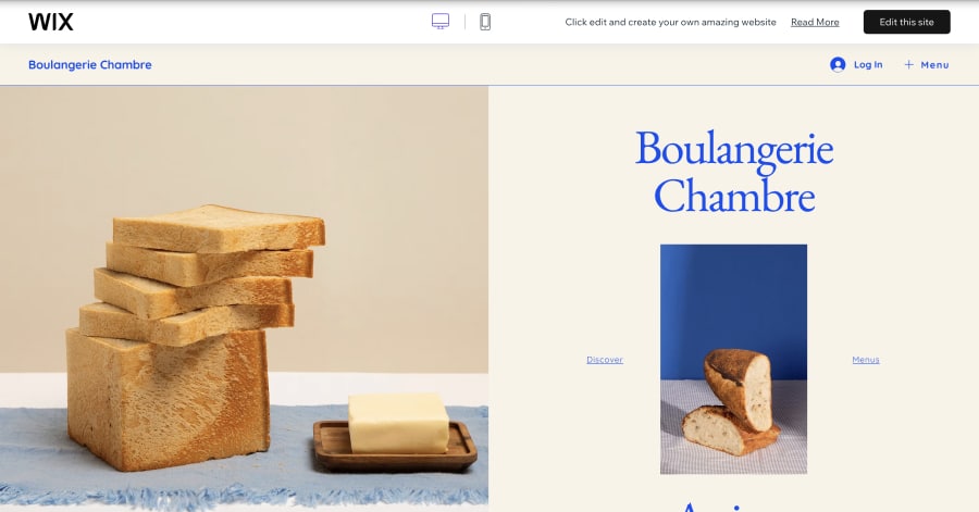 Boulangerie Chambre - Bakery Website Template Boulangerie Chambre - Bakery Website Template