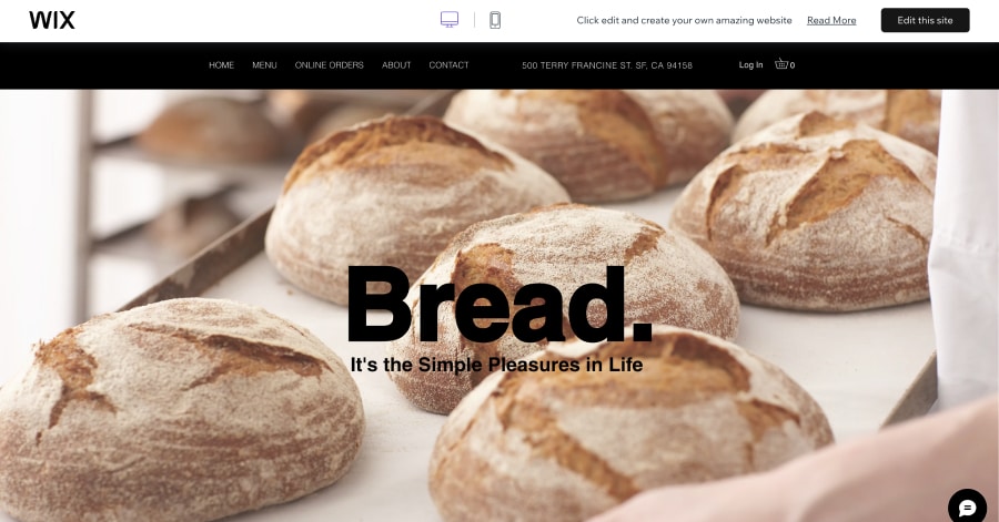 Bread - Bakery Website Template Bread - Bakery Website Template