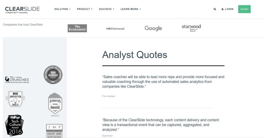 Clear Side - Website Testimonial Example Victoria Togoe - Model Website Examples