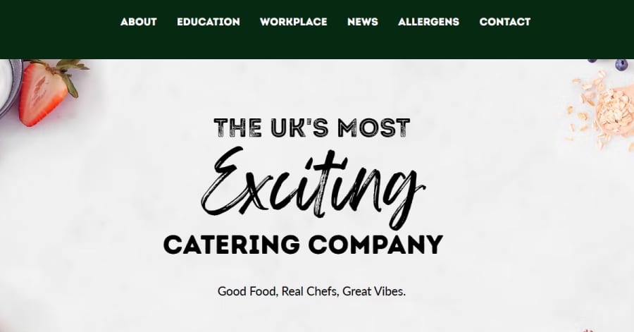 Clever Chefs - Wix Business Example Independent Innovative Caterers - Wix Restaurant Websites