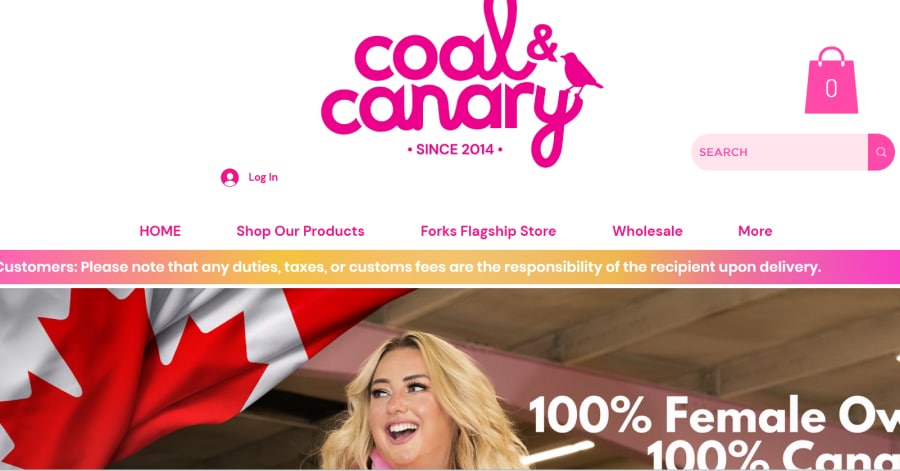 Coal & Canary - Pink Web Design Best Pink Website Examples_Gigareef