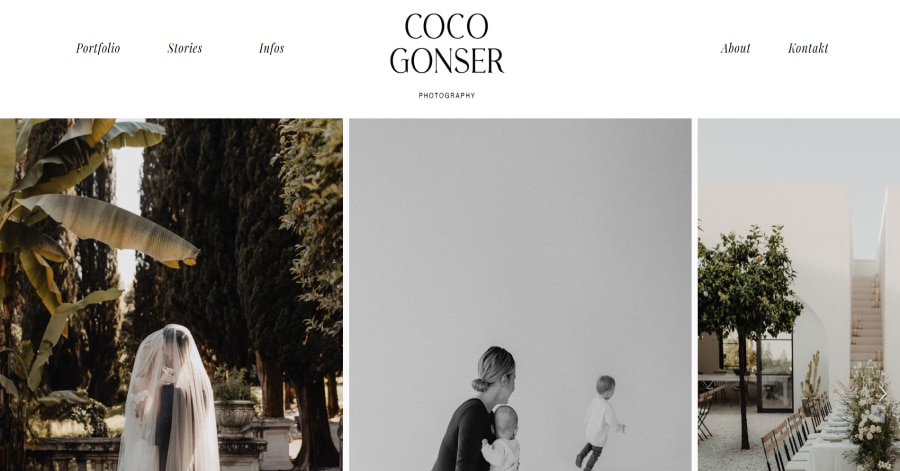 Coco Gonser - Wix Photography Example Coco Gonser - Wix Photography Examples